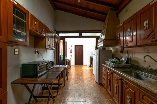 kuhinja, Geckos Hostel in Florianopolis