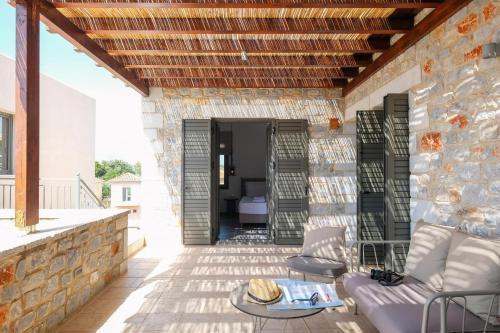 Balkons/terase, Margo Beach Hotel in Mavrovouni (Gytheio)