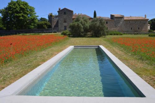 Uzes, loft dans Moulin independant 18e siecle en bord de riviere piscine privee 15x3 - Location saisonnière - Uzès