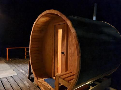 Szauna, Cabaña Refugio Sauna Spa El Arrayan Casablanca Valdivia (Cabana Refugio Sauna Spa El Arrayan Casablanca Valdivia) in Las Animas