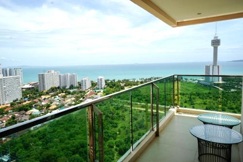 Grande Carribean sea view apartments Jomtien beach - 발코니/테라스