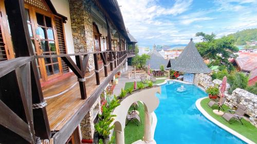 Aussicht, Tropicana Castle Dive Resort in Puerto Galera