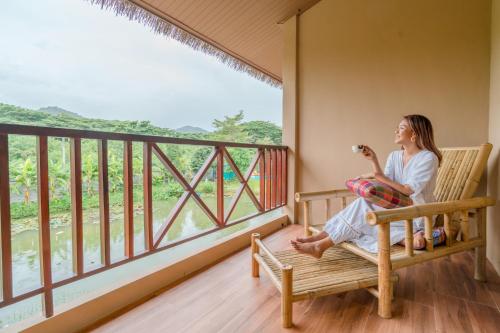 Balcony/terrace, Recall Isaan Isan Concept at Khaoyai in Khao Yai