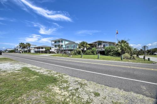 Oak Island Beach Abode with Deck Walk to Shore!