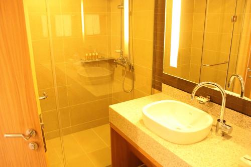 חדר אמבטיה, Holiday Inn Resort Alpensia Pyeongchang in פייאונגצ'אנג-גאן