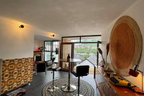 Appartement loft Vintage vue sur le château