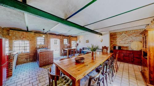 virtuve, Landhaus Goldene Gans in Gross Pankow (Prignitz)