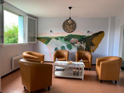 Lobby, Hotel du Haut Marais in Saint-Marcel