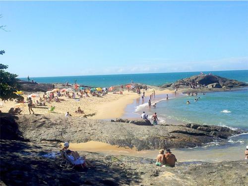 Apartamento bem localizado com WiFi na Praia do Morro