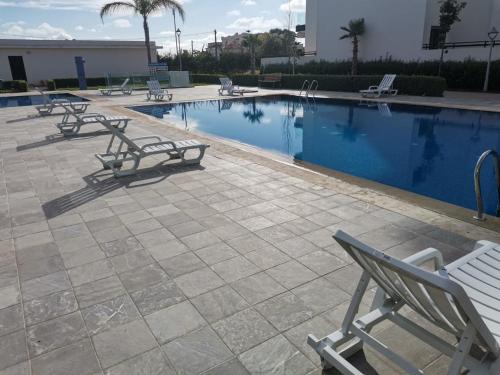 Bouznika - Residence Piscine Les Jardins Cherrat - acces plage a pieds - vue sur mer