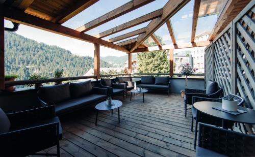 Balkons/terase, Plan Murin - Authentic Dolomites Hotel in La Valle