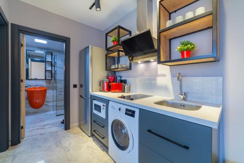 Dusche, Aria Riva Apart Hotel in Alanya