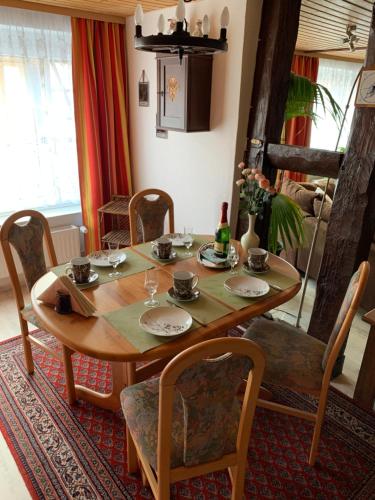 設施, Ferienwohnung Zur Glewe in 諾伊斯塔特-格萊韋