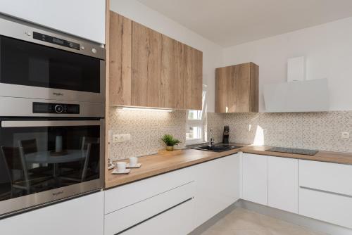 virtuve, Villa Petra s bazenom, roštiljem i parkingom (Villa Petra s bazenom, rostiljem i parkingom) in Briševo