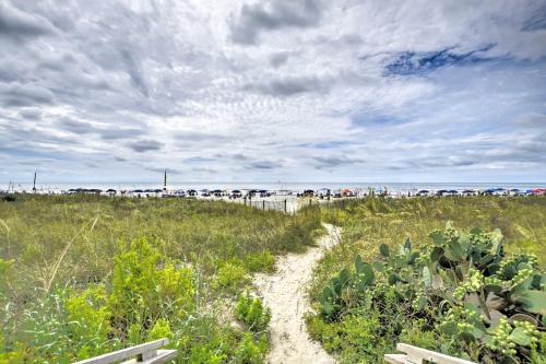 North Myrtle Beach Condo with Balcony and Views!