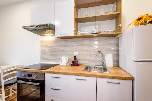Bếp, Apartment Đego near Ploce, riverfront, parking in Dubrovnik