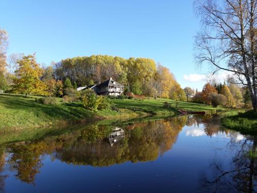 Viesnīcas āriene, Brīvdienu māja Mākoņi (Brivdienu maja Makoni) in Ratnieki