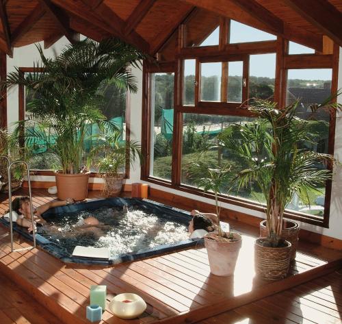 Hot tub, Rincon del Mar Apart Hotel, Spa & Resort in Mar De Las Pampas