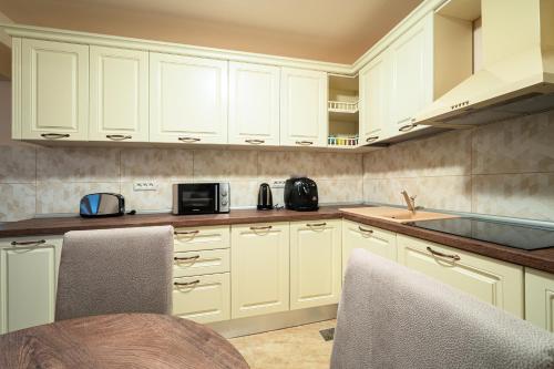 virtuve, Apartament Hotel H in Orastie