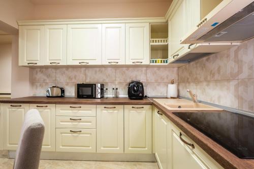 virtuve, Apartament Hotel H in Orastie