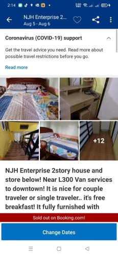 NJH ENTERPRISE ROOMS FOR RENT in タグボック