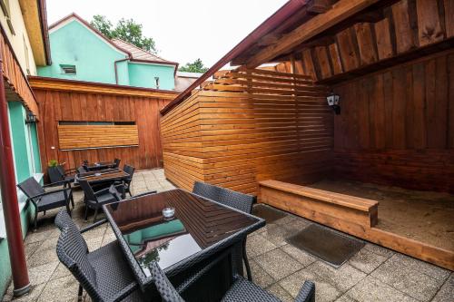 Erkély/terasz, Penzion Grasel in Nove Syrovice