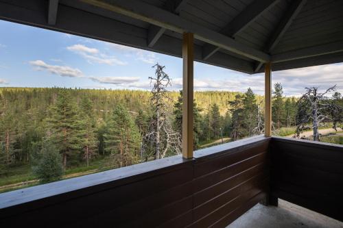 Balkon/Terrasse, Santa's Hotel Tunturi in Inari