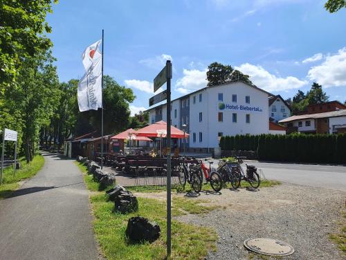 View, Budget Hotel Biebertal am Milseburgradweg in Hofbieber