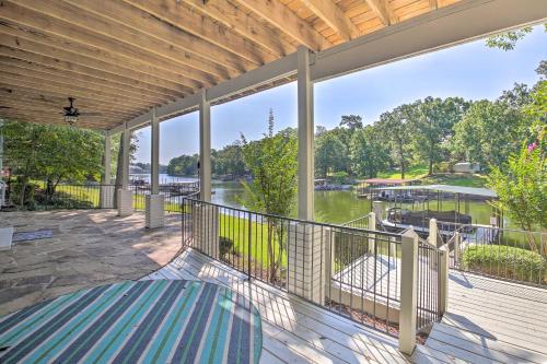 Grand Waterfront Retreat with Dock and Game Room! 