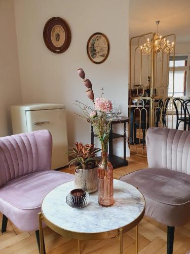 共用Lounge/電視區, Boutique Hotel Villa Horbach in 伊達爾-奧伯施泰因