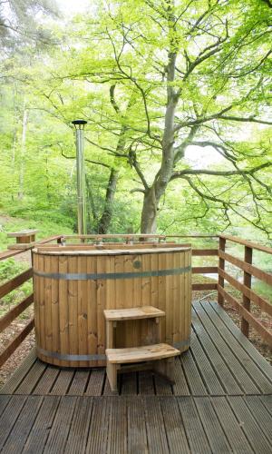 สปา, บรูมฮิลส์ ฟาร์ม รีเวอร์ อีโค่ พอด (Broomhills Farm River Eco Pods) in เฮเทอร์สกิลล์