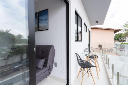 beranda/teres, Quinta do Mar Flats Porto de Galinhas in Porto De Galinhas