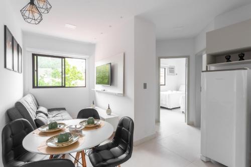 kawasan lounge/TV kongsi, Quinta do Mar Flats Porto de Galinhas in Porto De Galinhas