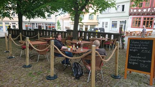 Étterem, Ferienwohnung zur Ratsklause in Arnstadt