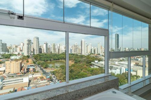 EL1802 Flat com vista para o VACA BRAVA com JACUZZI Setor Bueno Ed Easy Life