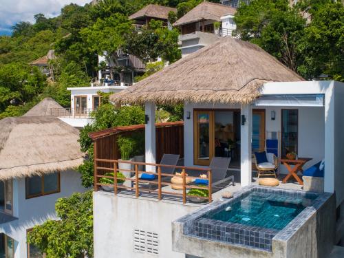 View, Cape Shark Villas in Sai Daeng Beach
