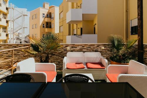 Terraza/balcón, Happy House quarto double Standart  in Faro