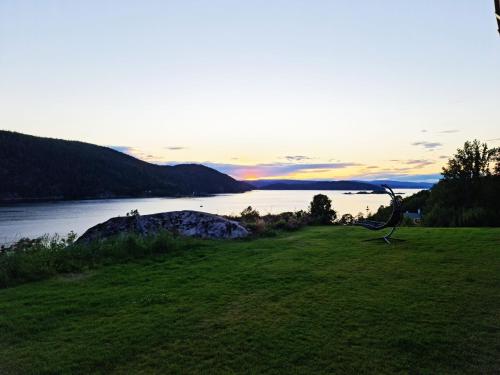 Funky cabin with a panoramic view of the Oslofjord