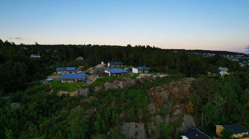 Modern cabin with a panoramic view of the Oslo Fjord