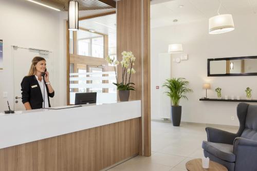 ล็อบบี้, Nehô Suites Porte de Genève - Gare Annemasse (Neho Suites Porte de Geneve - Gare Annemasse) in อานเนอมาส