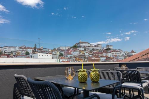 Balkong/terasse, Hotel Mondego in Coimbra
