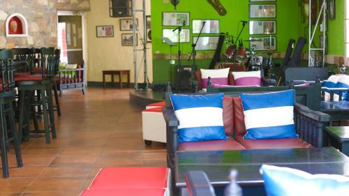 Pub/Lounge, Hotel Ciudad Blanca in Copan Ruinas