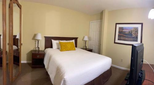 1 queen bed, 1 sofa bed