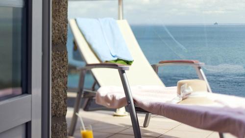 Erkély/terasz, Hotel de la Pointe du Grouin in Cancale