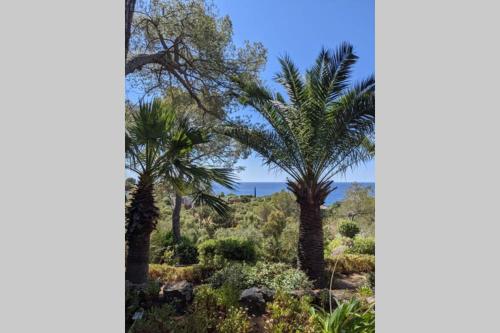 Villa Au Calme für 4 Personen mit Meerblick gîte à louer Plage de Boulouris