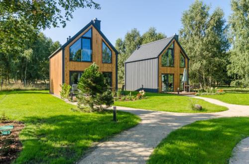 Viesnīcas āriene, Domki w Naturze in Lubiatowo