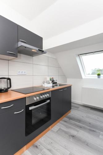 Dapur, Ferienwohnung Abendrot im Haus Auszeit Crusoh in Helgoland