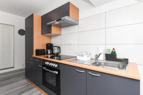 Dapur, Ferienwohnung Abendrot im Haus Auszeit Crusoh in Helgoland