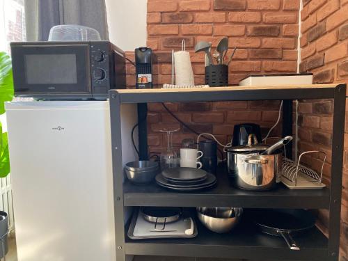 مطبخ, Roubaix Lille private shower & Netflix in Roubaix