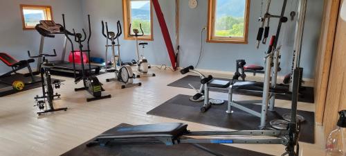 siłownia/sala do fitnessu, Rødseth gardsovernatting Hytter in Molde
